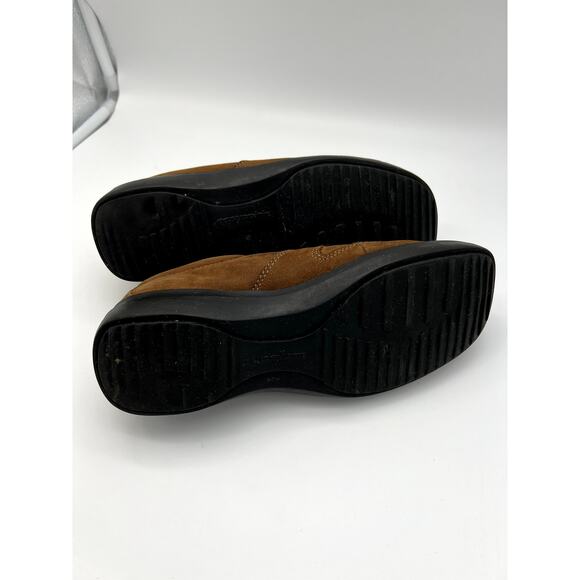 Womens Easy Spirit JP Whit Brown Suede Lace Up Casual Comfort Shoes Size 6 - Picture 5 of 9